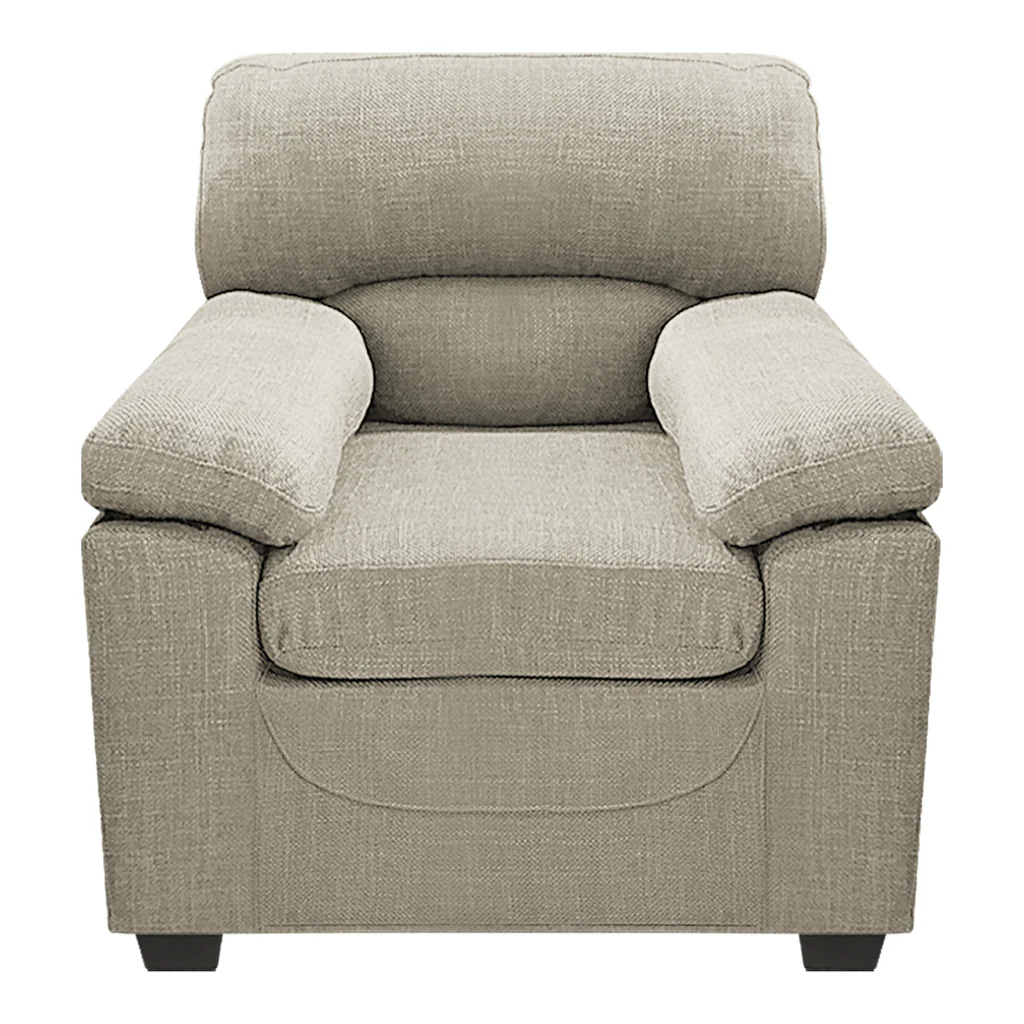 Sofa 1 Seater Light Brown — image 2