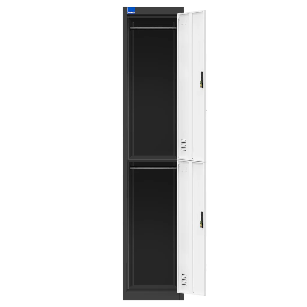 Steel Locker 2 Comp with Lock — image 2