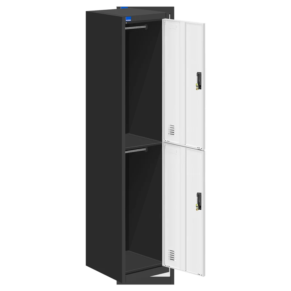 Steel Locker 2 Comp with Lock — image 3