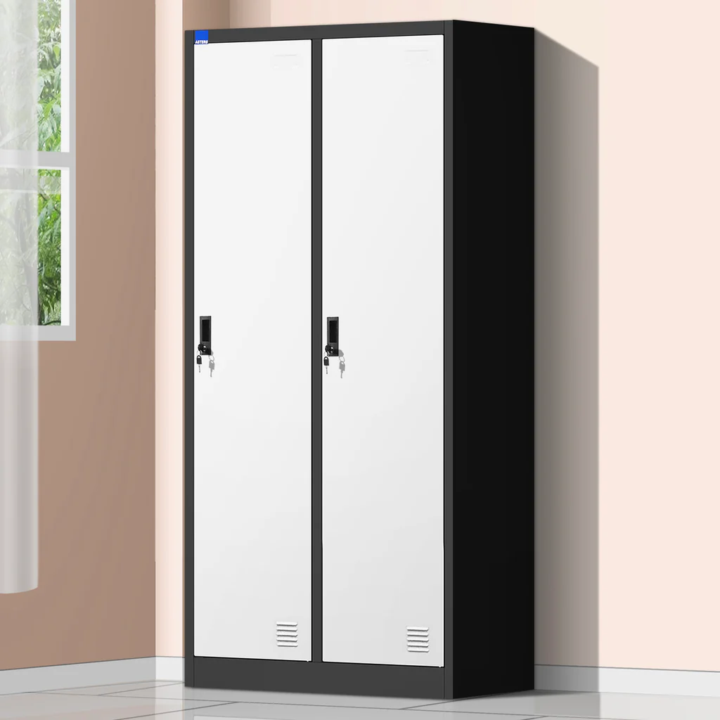 Steel Locker 2 Comp with Lock