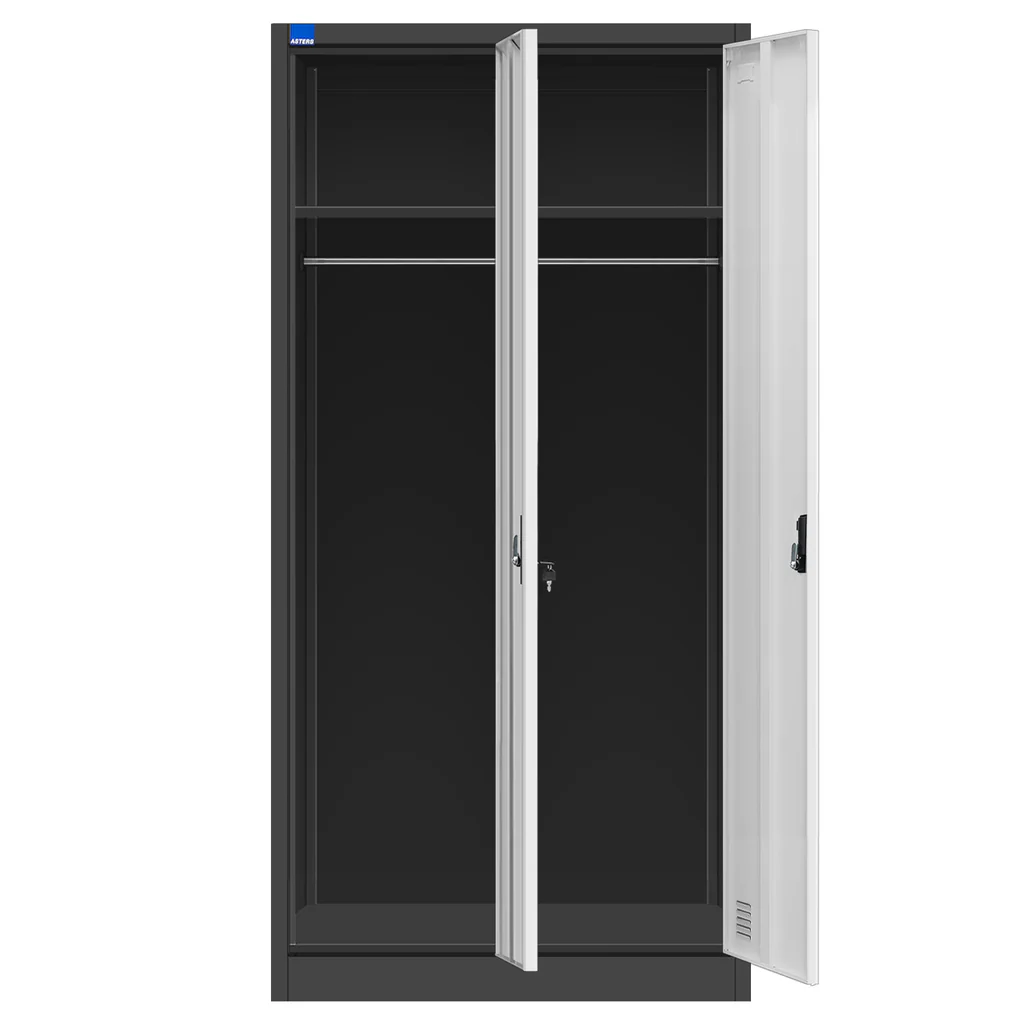 Steel Locker 2 Comp with Lock — image 2