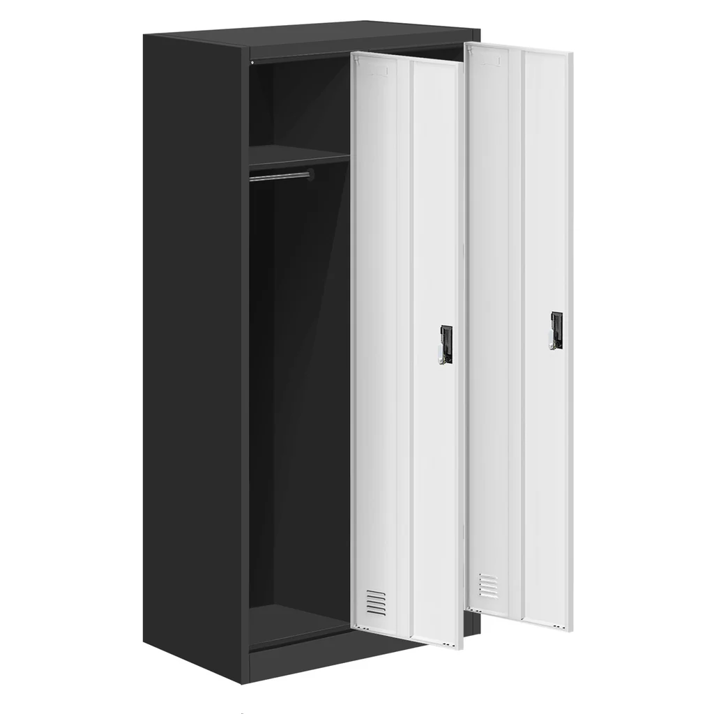 Steel Locker 2 Comp with Lock — image 3
