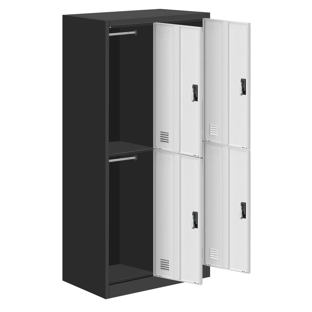 Steel Locker 4 Comp with Lock — image 3