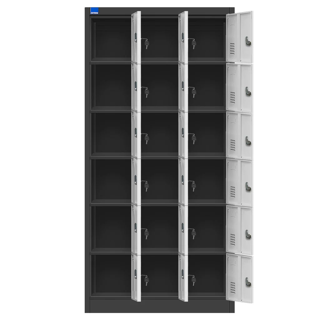 Steel Locker 18 Comp with Lock — image 2