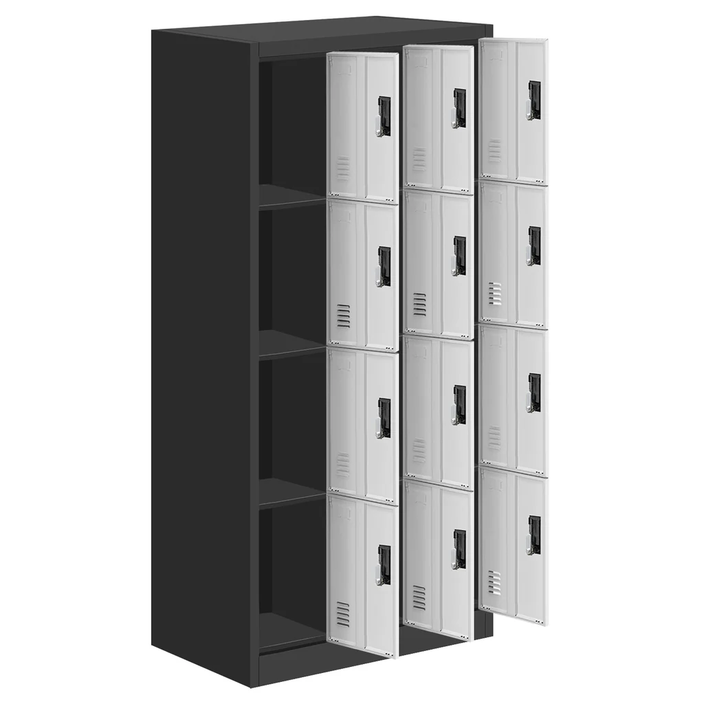 Steel Locker 12 Comp with Lock — image 3