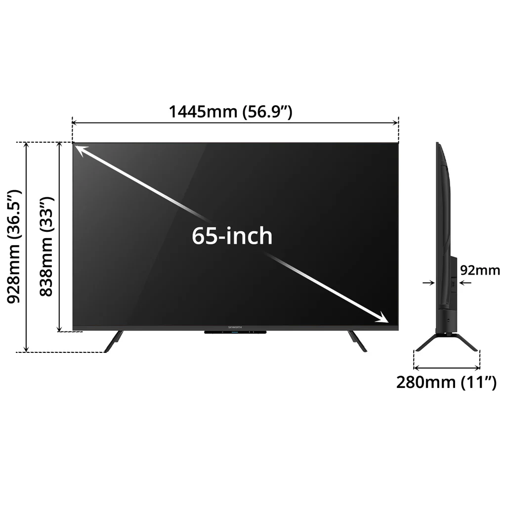 Skyworth 65" Google TV — image 4
