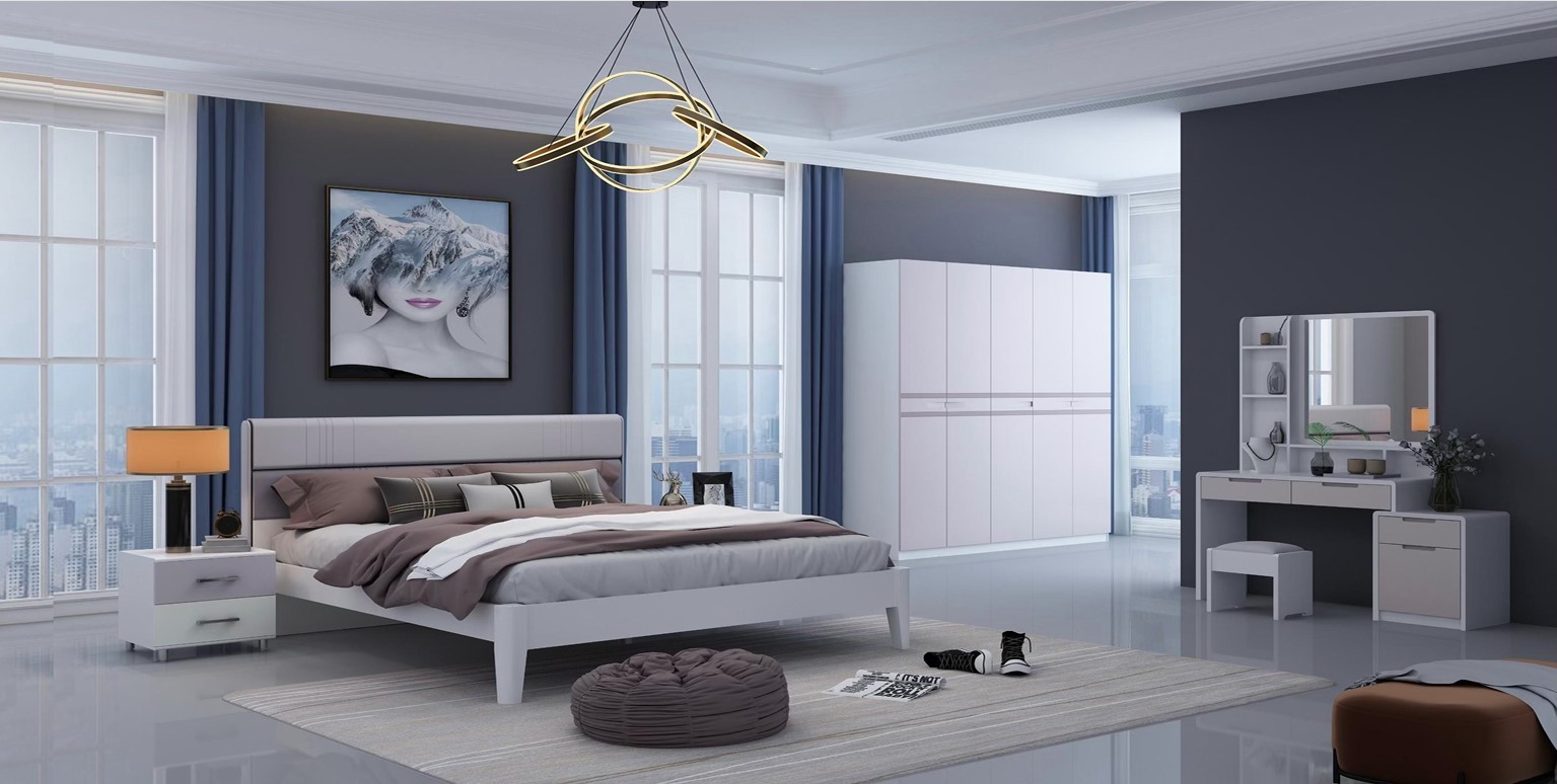 Bedroom Set Queen 1.5M — Four Door