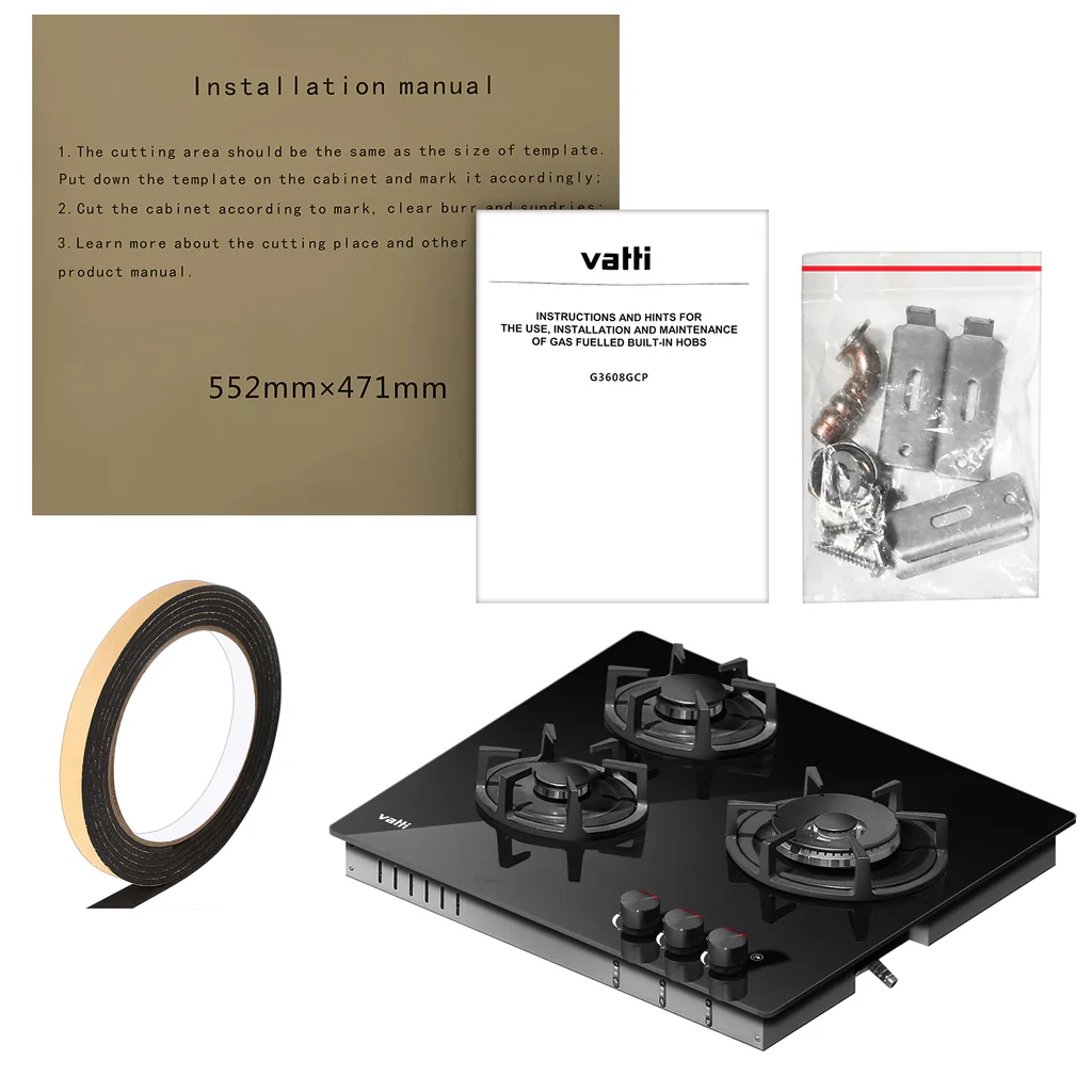 Vatti Gas Hob Three Burner — image 5