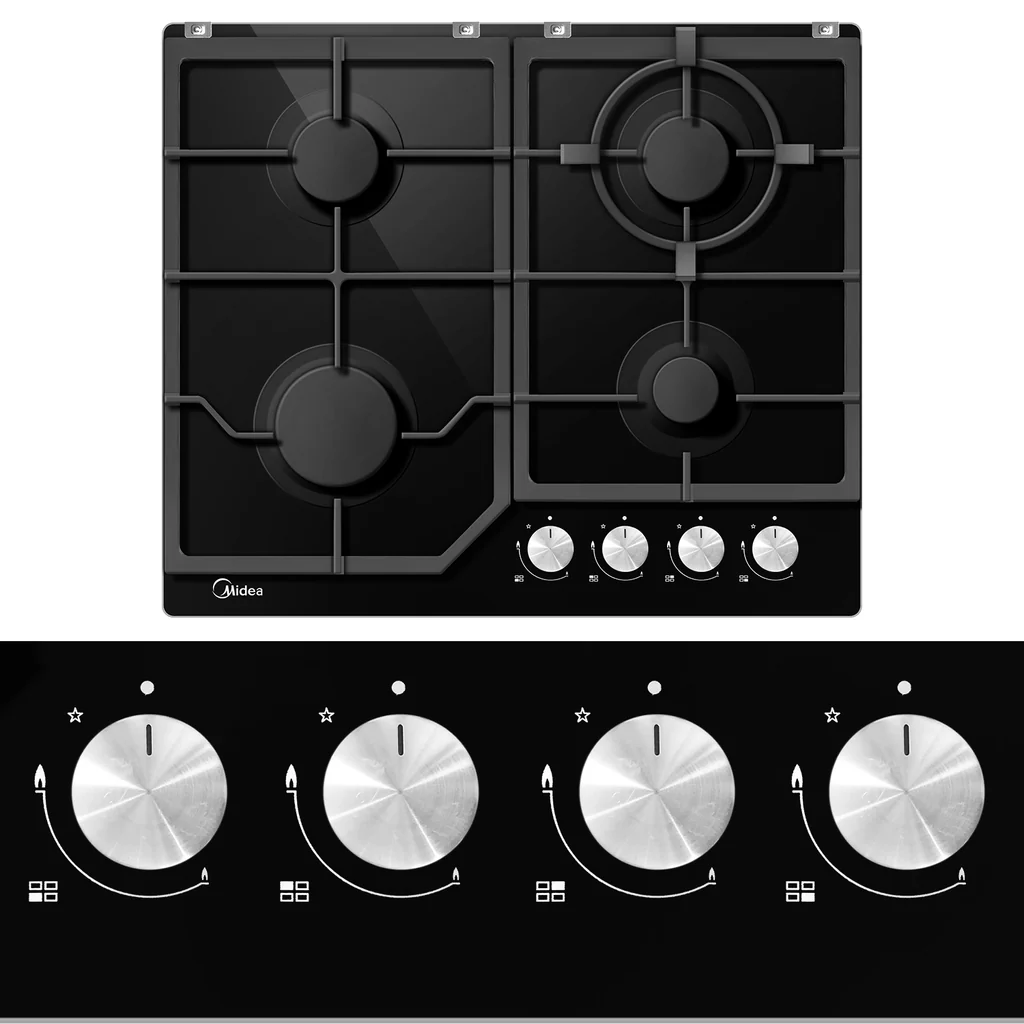MIDEA Gas Hob - Glass Top — image 4