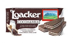 Loacker classic cocoa & milk 45g