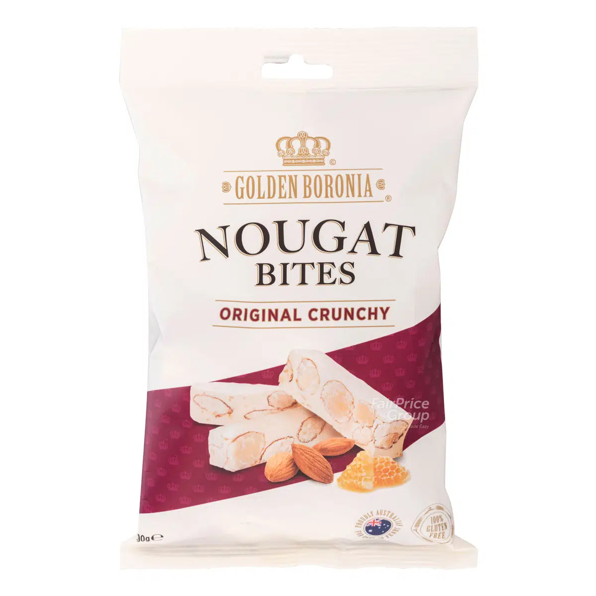 Golden Boronia Nougat Bites Cappuccino Crunchy 100G