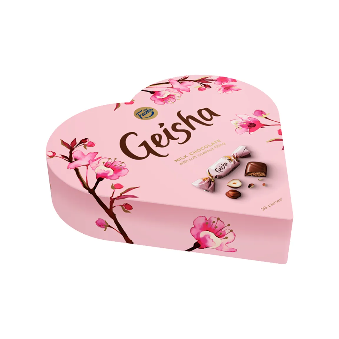 Geisha Milk Chocolate with soft hazelnut filling 190G