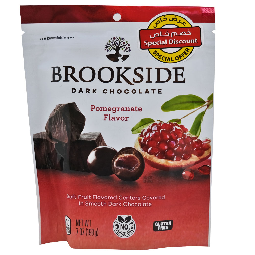Brookside Dark Chocolate Pomegranate 198G