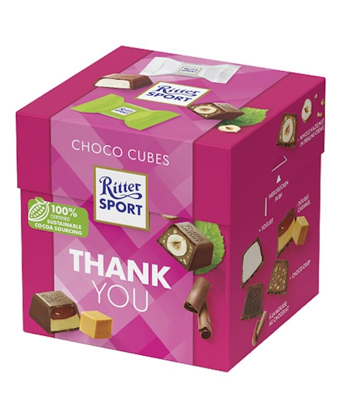 Ritter Sport Choco Cubes - Thank You 176G