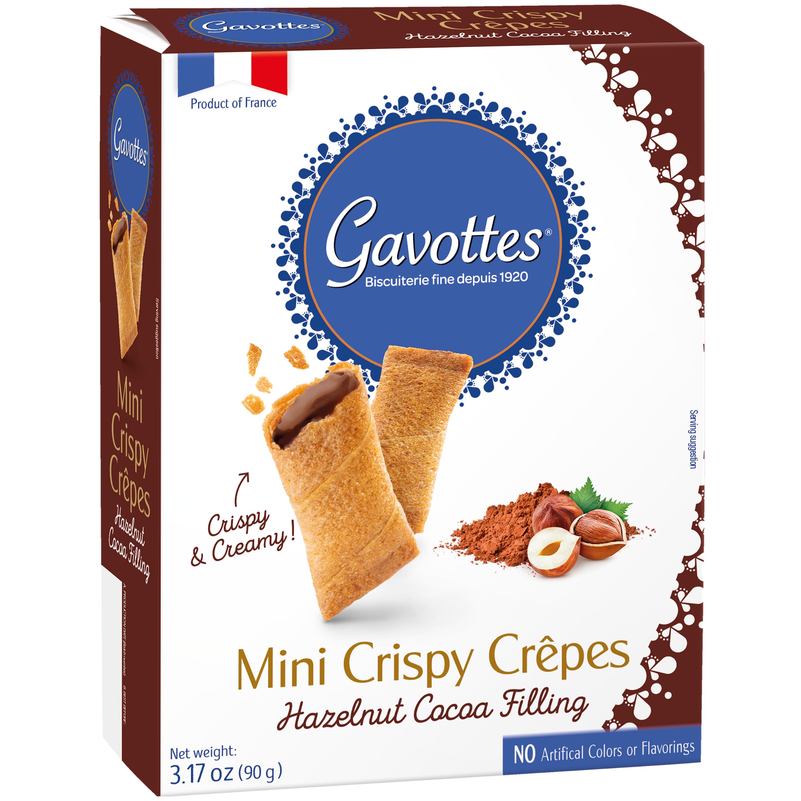 Gavottes Mini Crepes Hazelnut Cocoa Filling 90G
