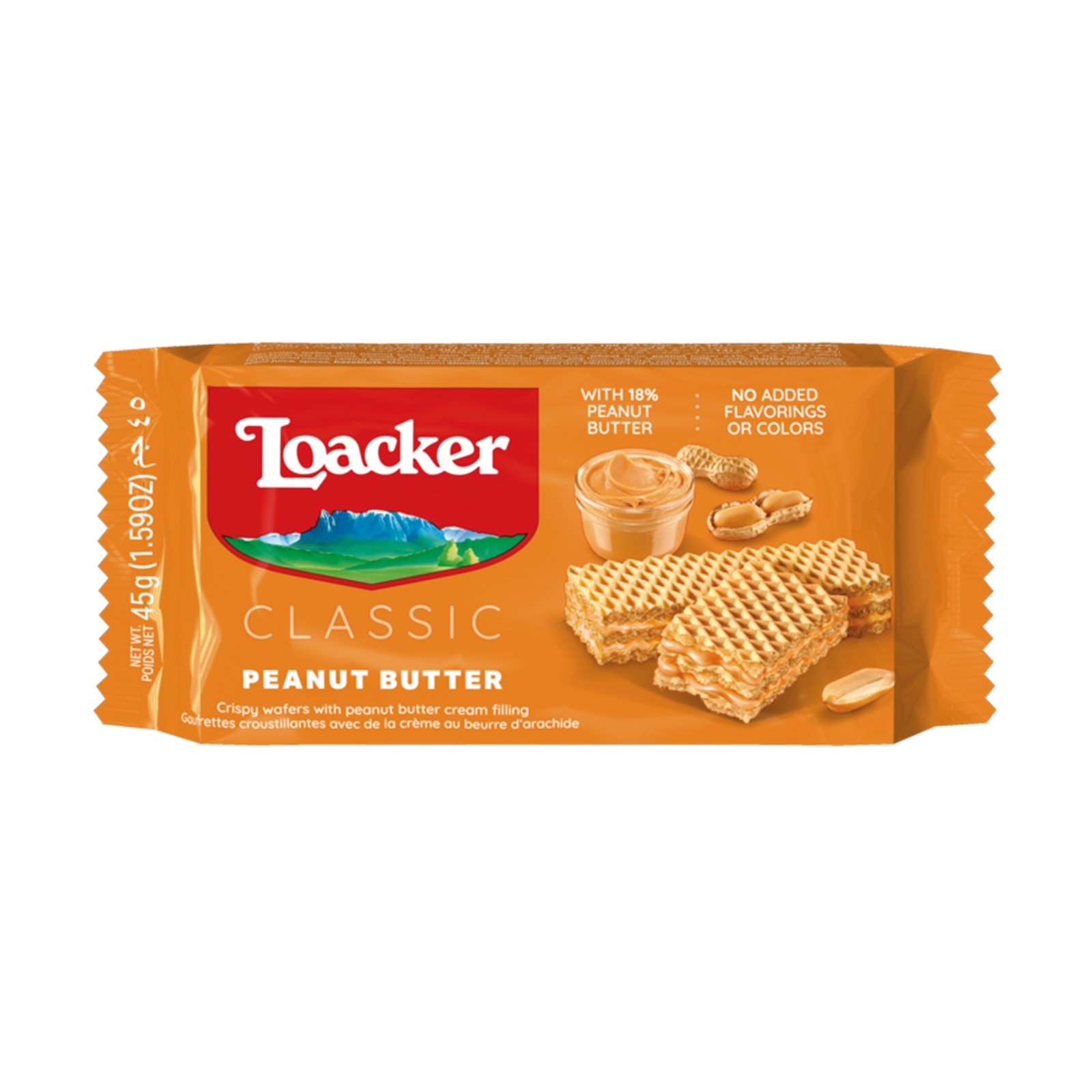 Loacker classic peanut butter 45g