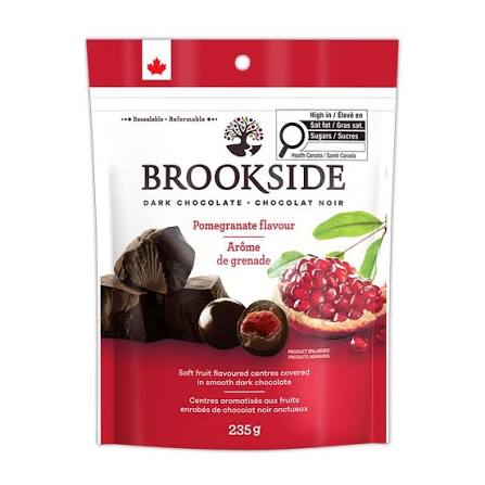 Brookside Dark Chocolate Pomegranate 198G