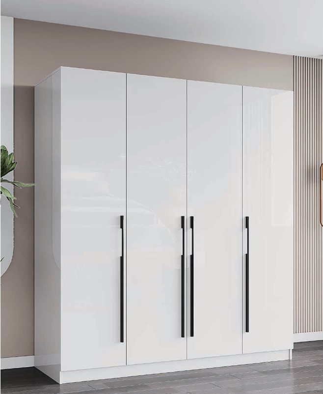 9154# Four Door Wardrobe
