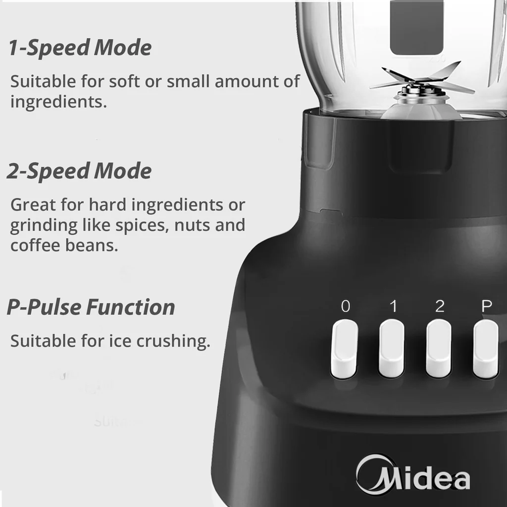Blender with Grinder (1L) - Black — image 3