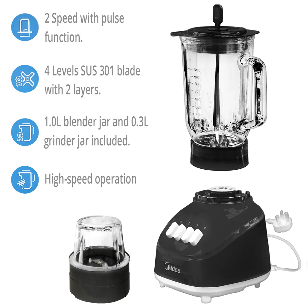 Blender with Grinder (1L) - Black — image 4