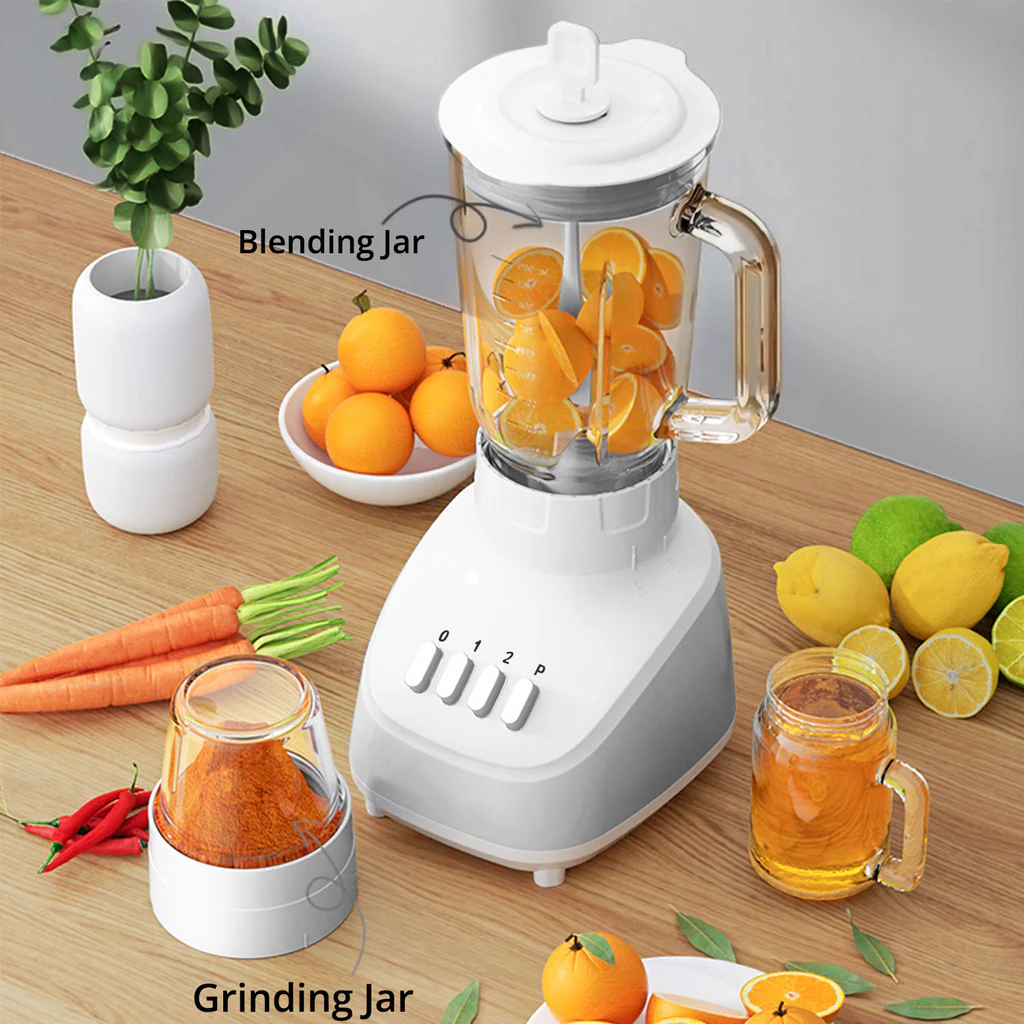 Blender with Grinder (1L) - White