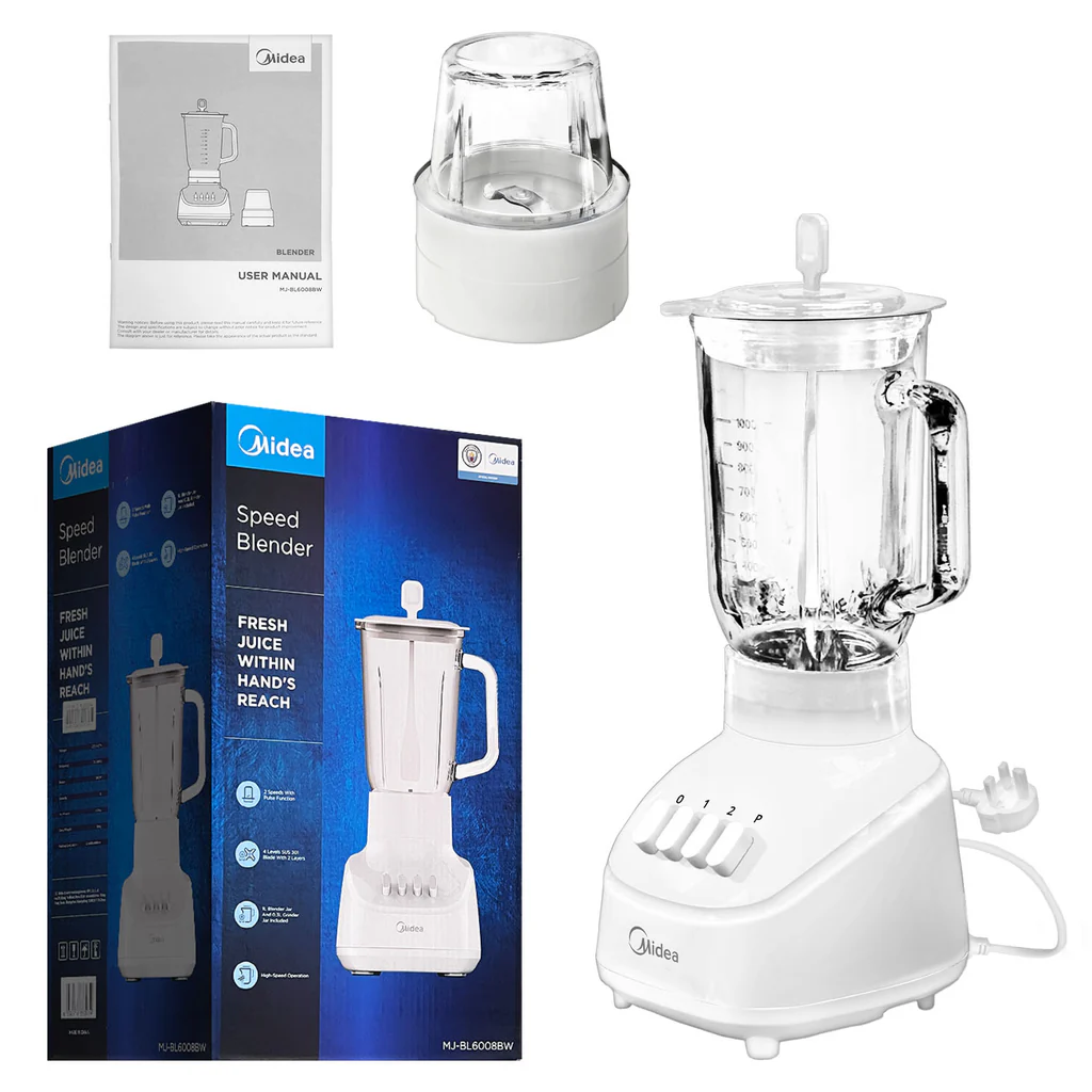 Blender with Grinder (1L) - White — image 5