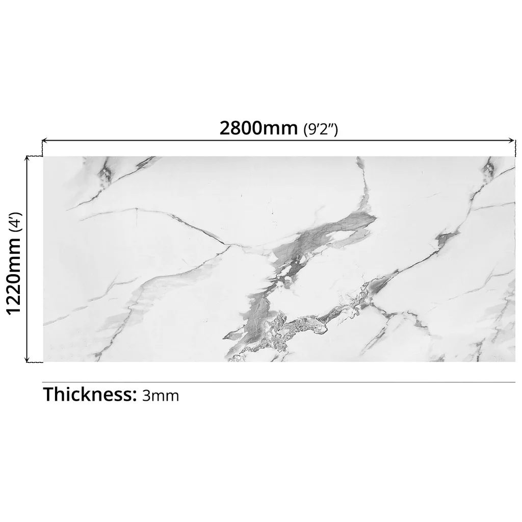 Marble Sheet (4' x 9'2") x 3MM - Color: WPF-15 — image 5