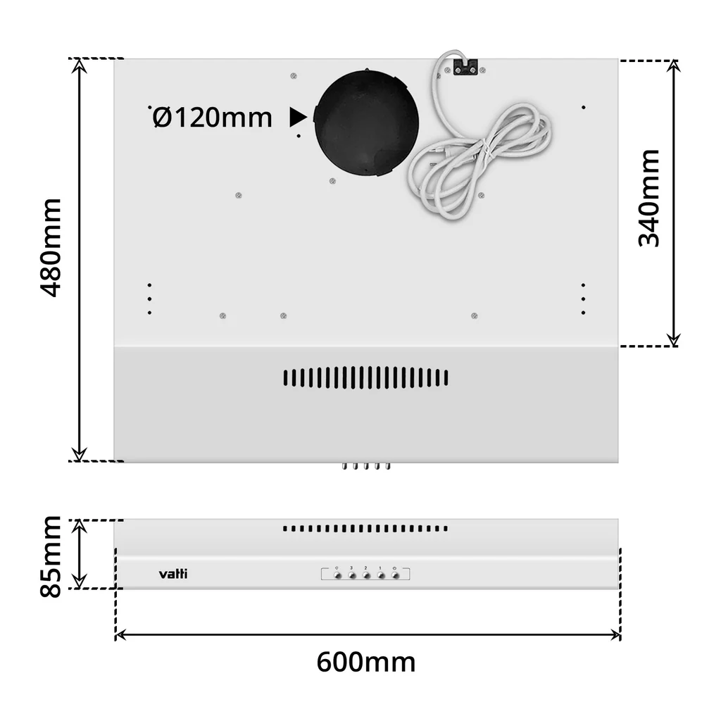 VATTI Range Hood 60CM — image 6
