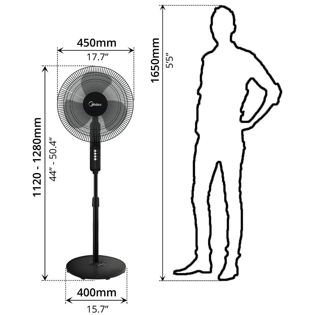 MIDEA Stand Fan (�18") — image 5