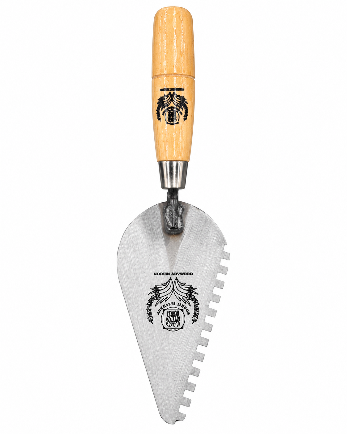 Bricklaying Trowel With Teeth 6"
