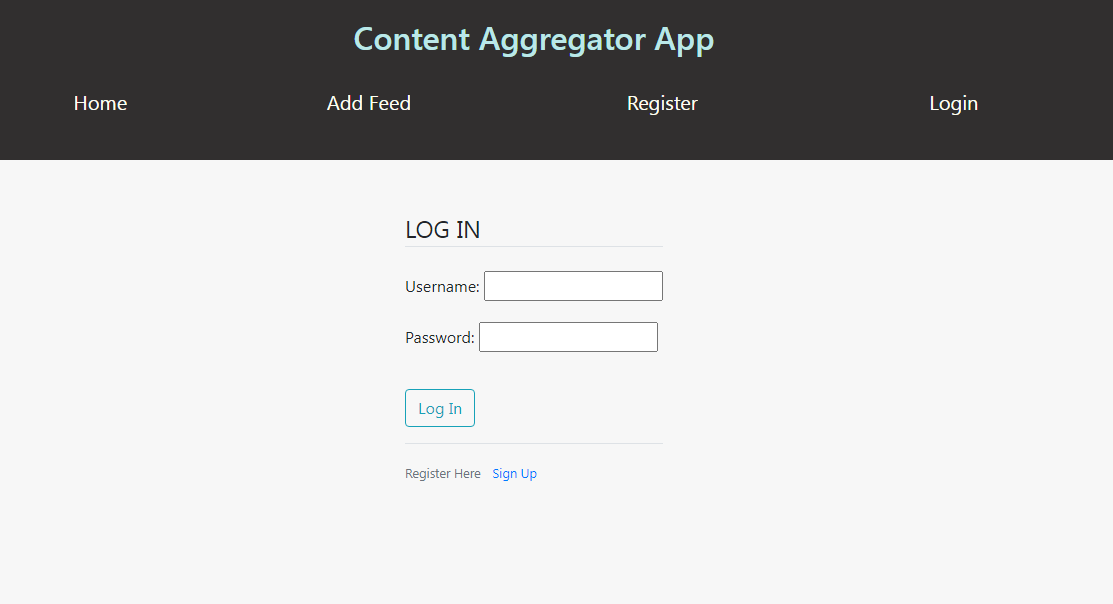 Login Page