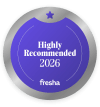 Fresha Highly Recommended Badge