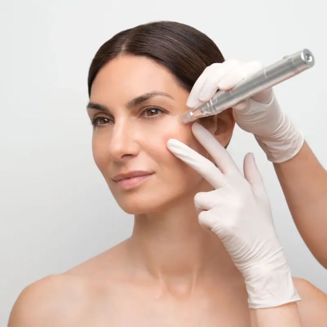 Electrolysis treatment in progress