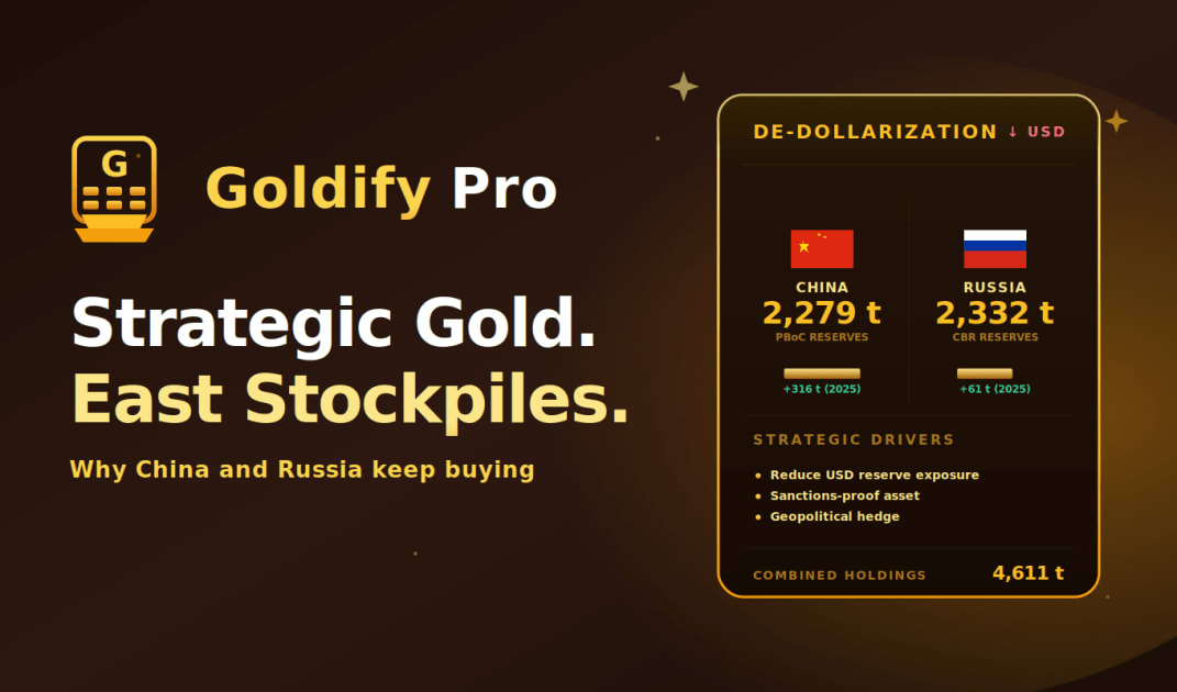 Why China and Russia Are Buying More Gold: The Strategic Story (2026 Guide)