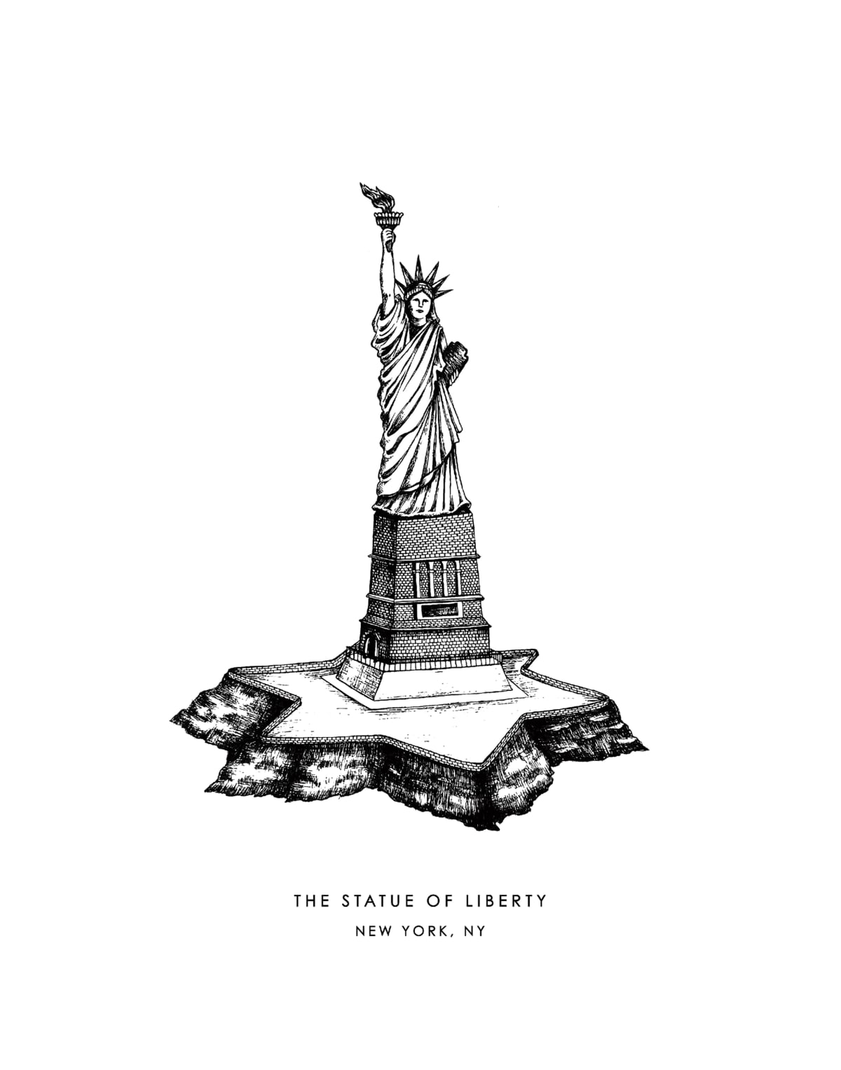 New York Statue of Liberty Gallery Print Artwork