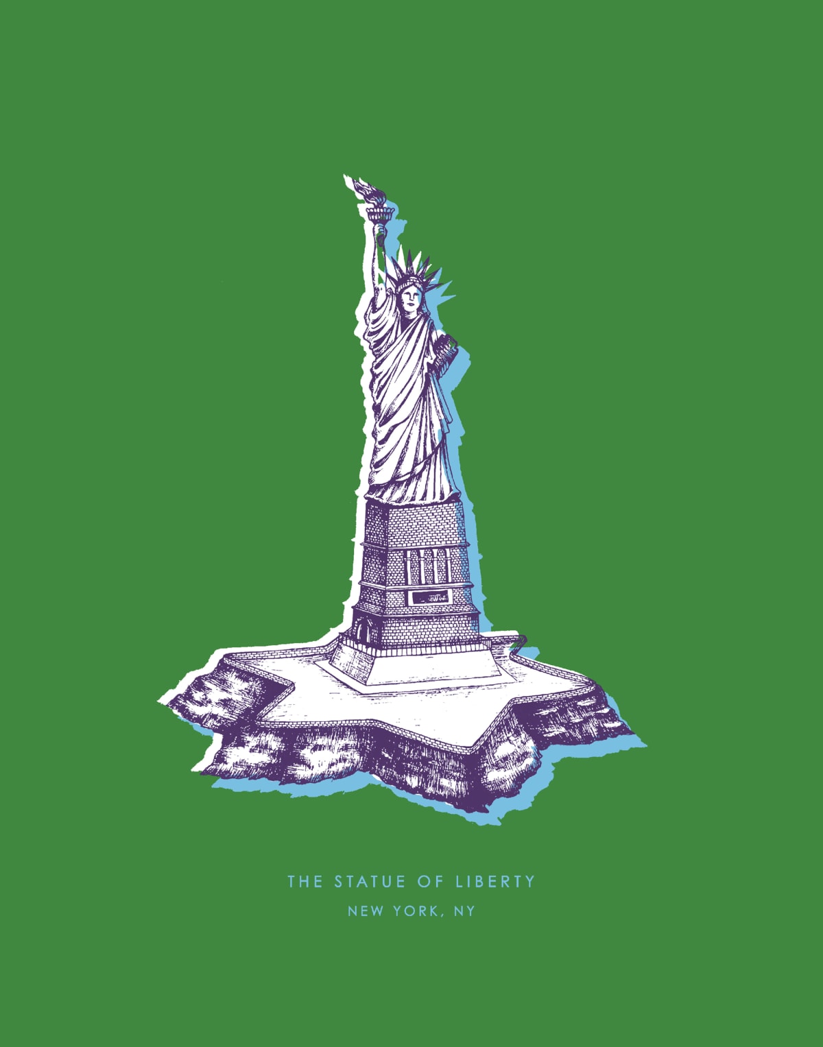 New York Statue of Liberty Gallery Print Artwork
