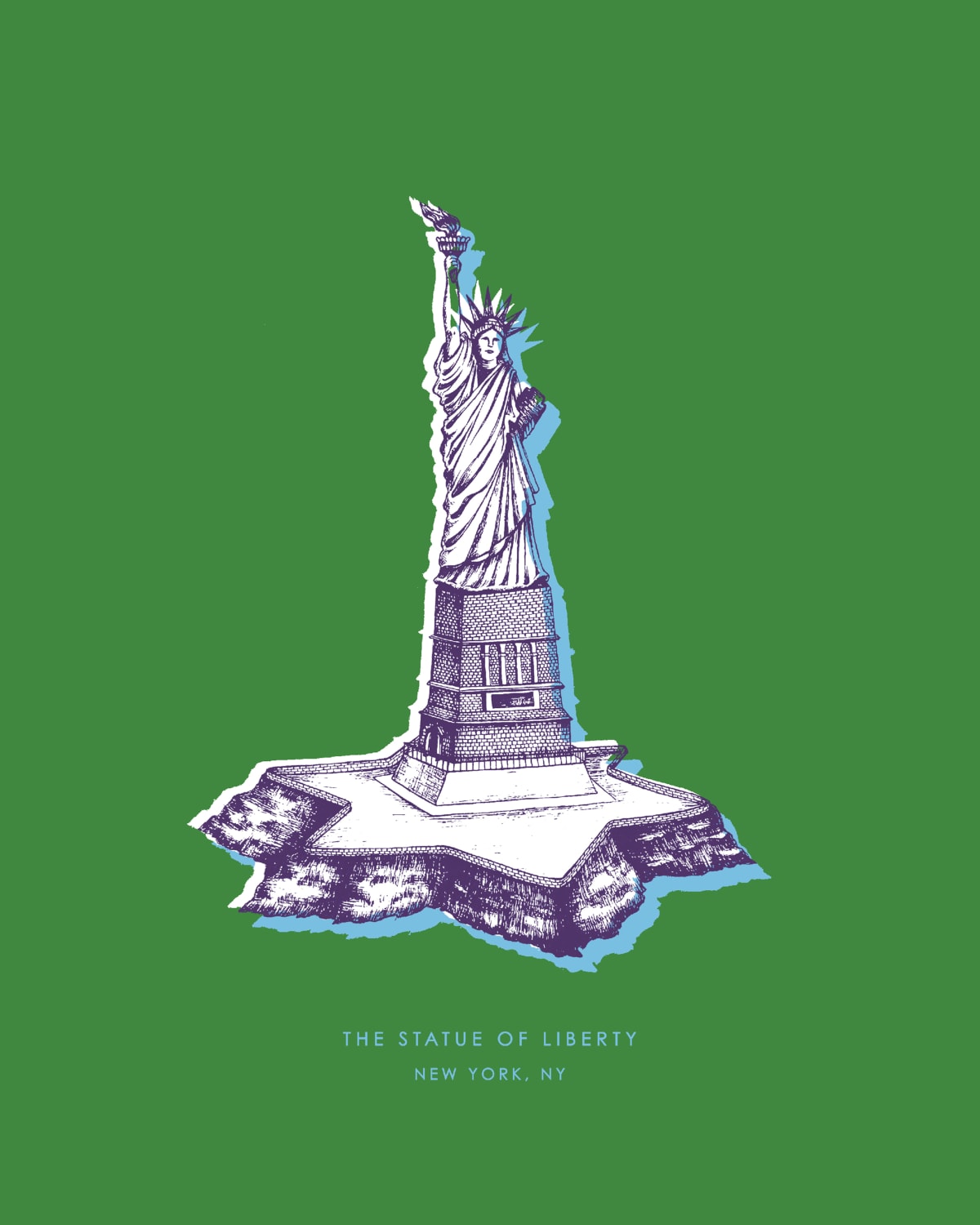 New York Statue of Liberty Gallery Print Artwork