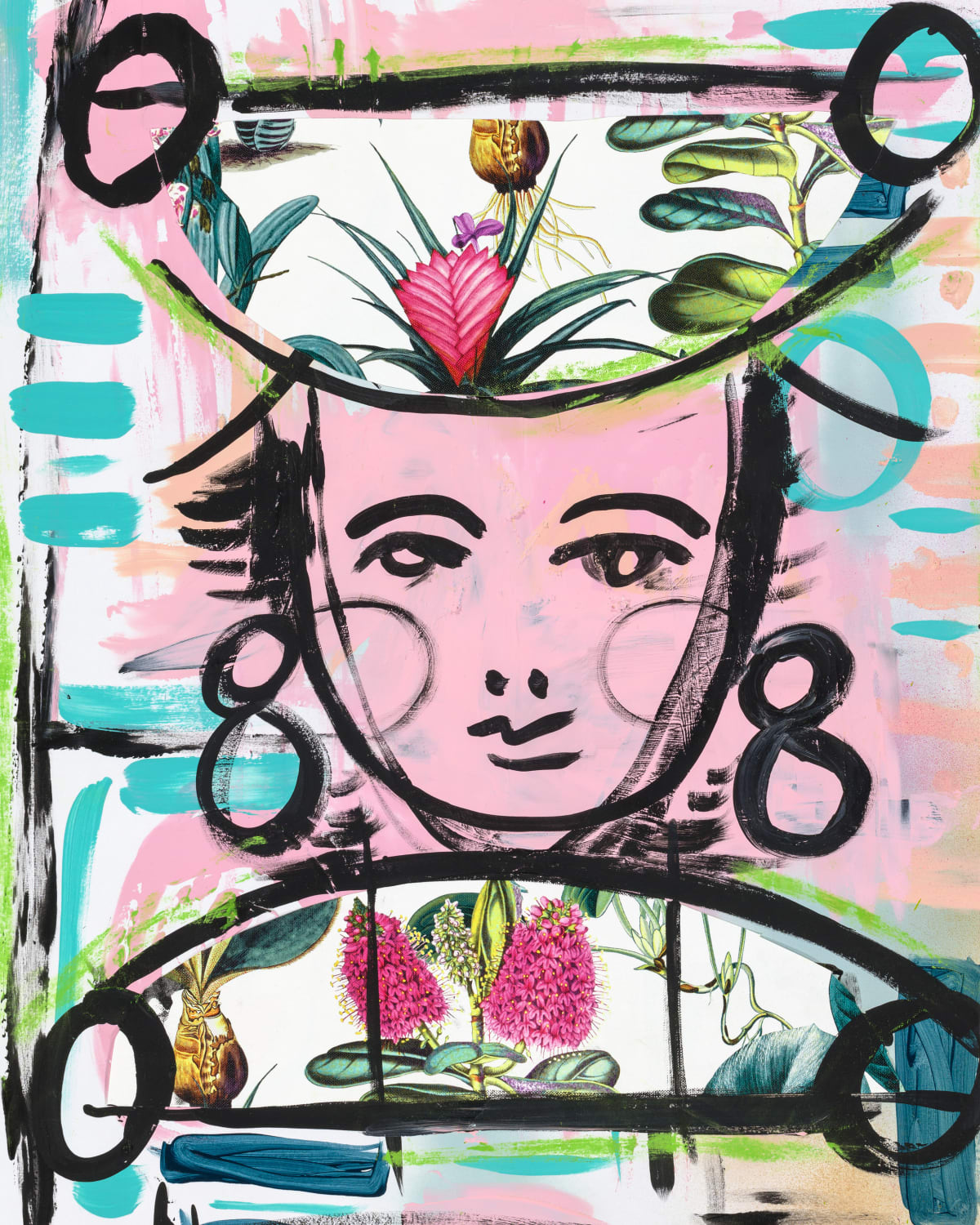 Josephine Pink Art Print Gallery Print Print / 11x14 / Black Frame