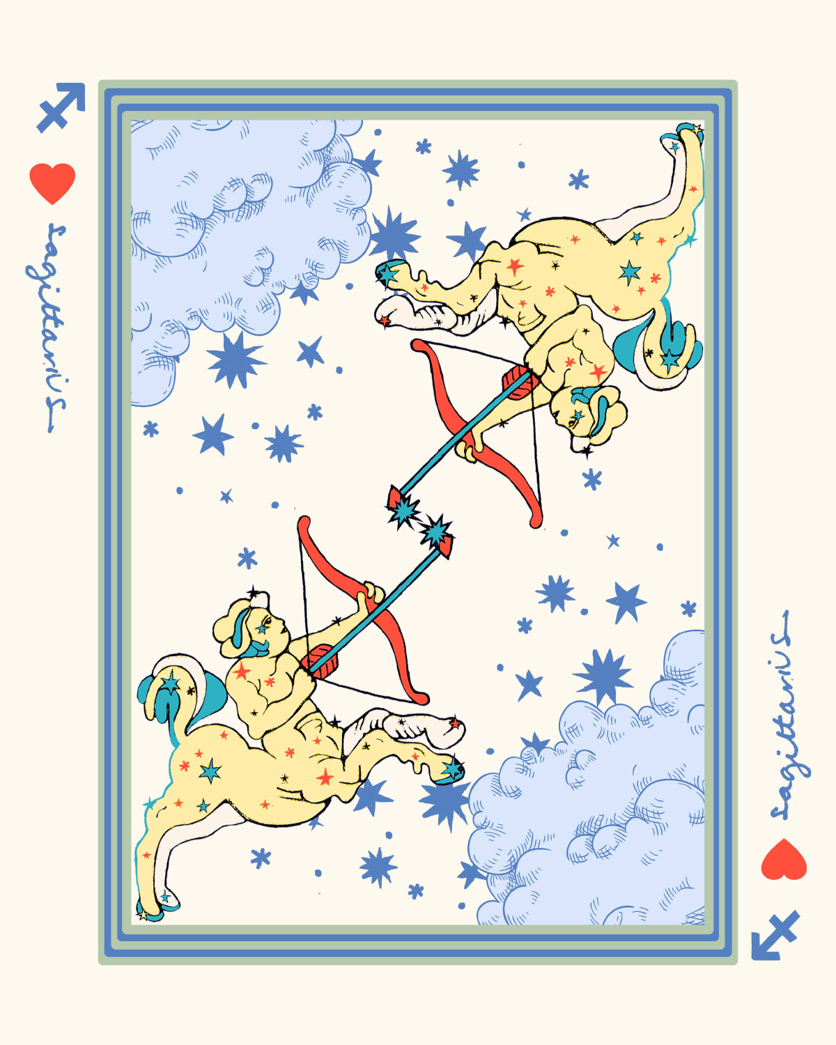 Zodiac Sign in Sagittarius Gallery Print Gallery Print Mutli / 8x10 / Unframed