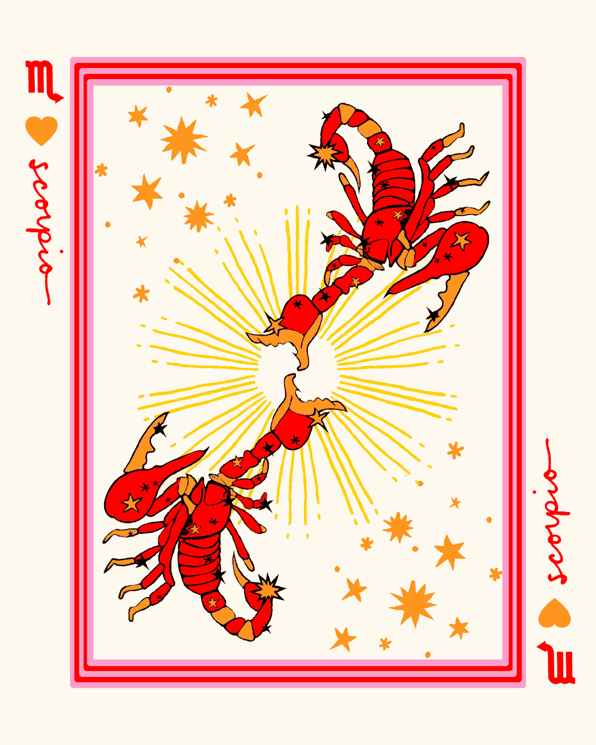 Zodiac Sign in Scorpio Gallery Print Gallery Print Mutli / 8x10 / Unframed