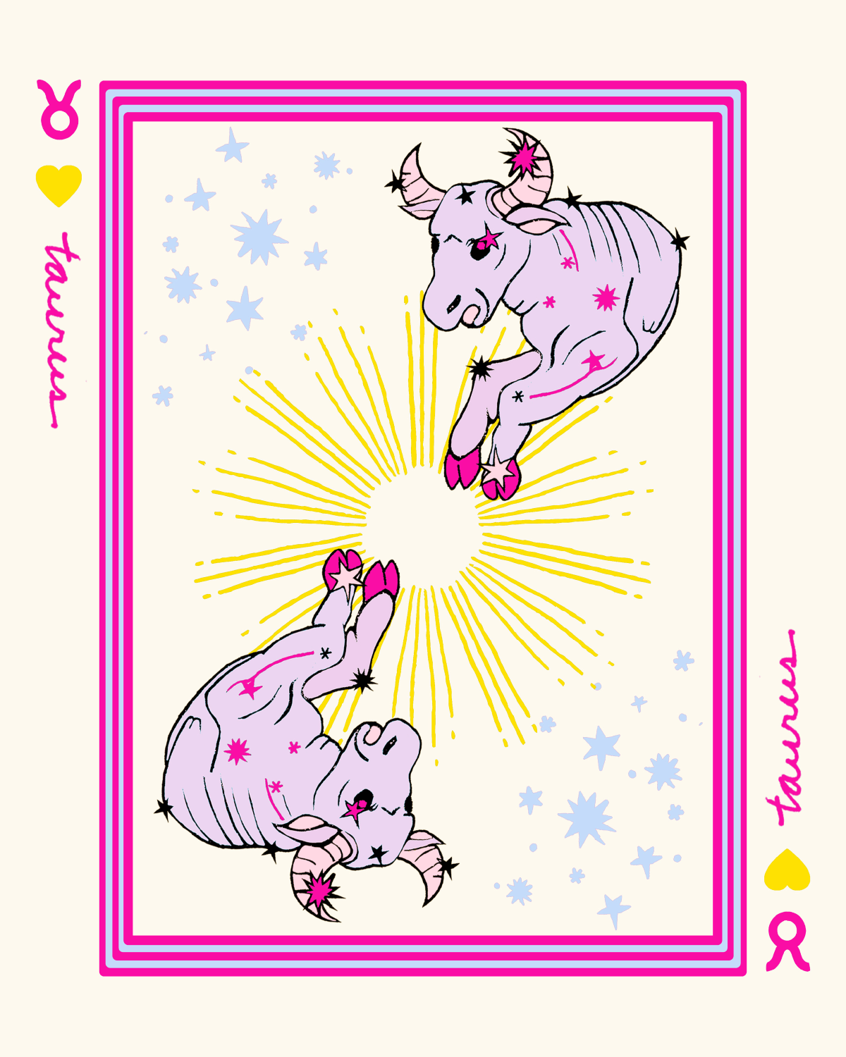 Zodiac Sign in Taurus Gallery Print Gallery Print Mutli / 8x10 / Unframed