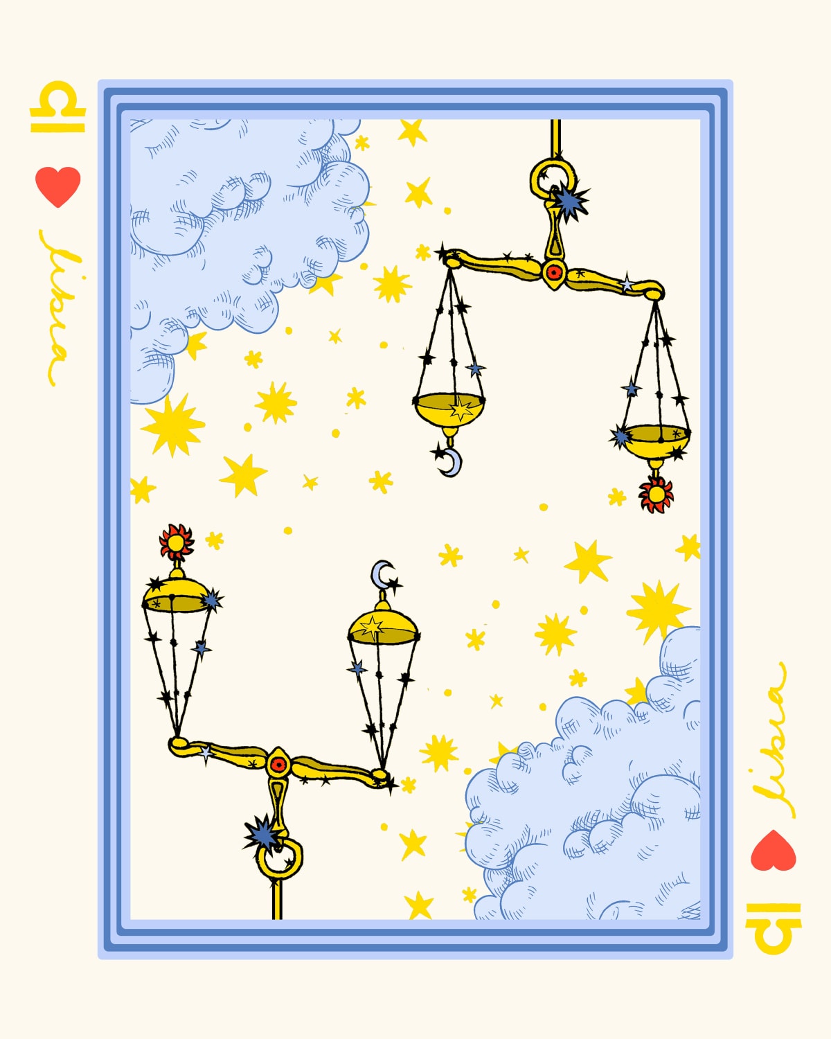 Zodiac Sign in Libra Gallery Print Gallery Print Mutli / 8x10 / Unframed