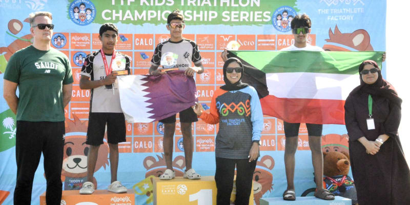 أبطال الأدعم يتألقون في بطولة الخليج TTF للترايثلون ويحصدون ست ميداليات ملونة