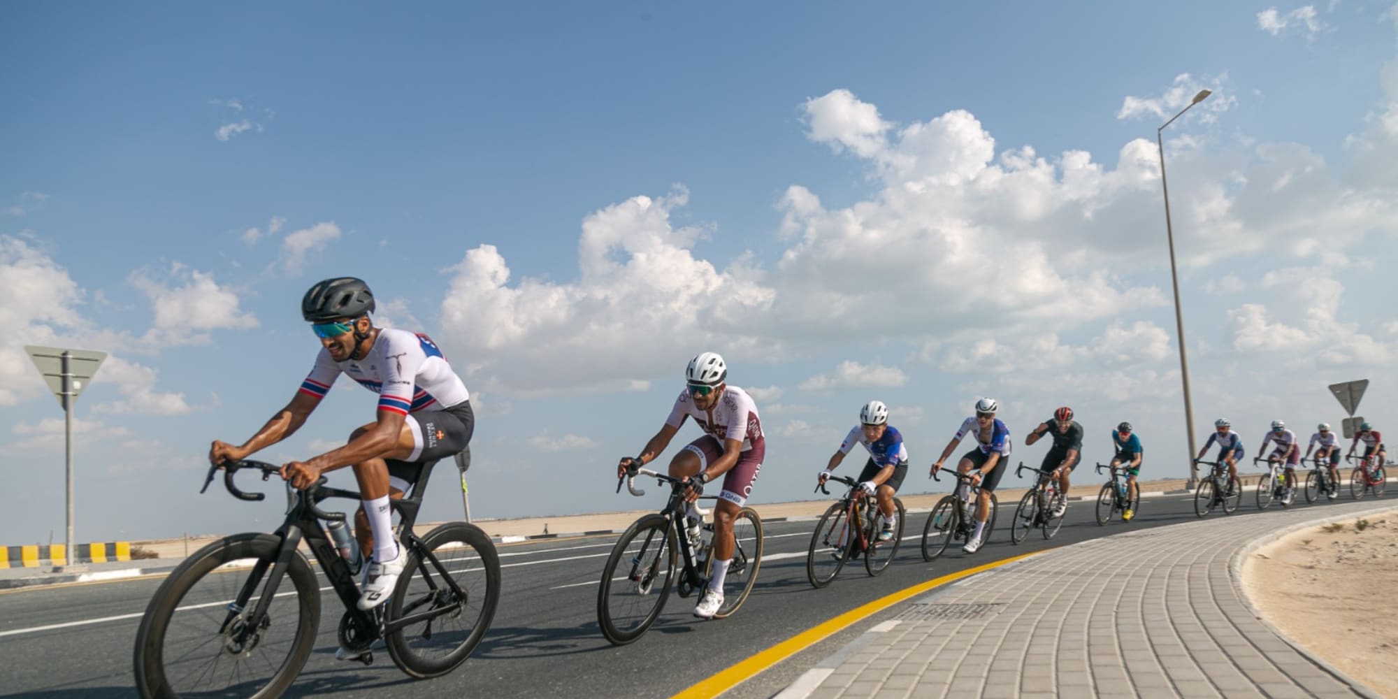 The Second Stage of the Qatari Cycling League Races Begins