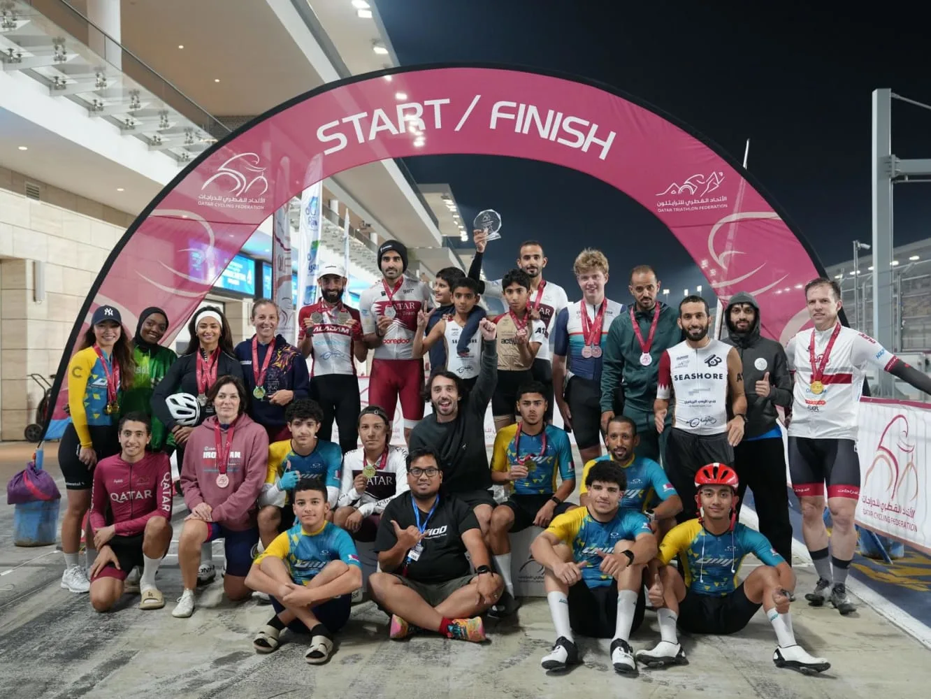 Al Khater, Daniela crowned champions of ITT Cycling Race at Lusail International Circuit