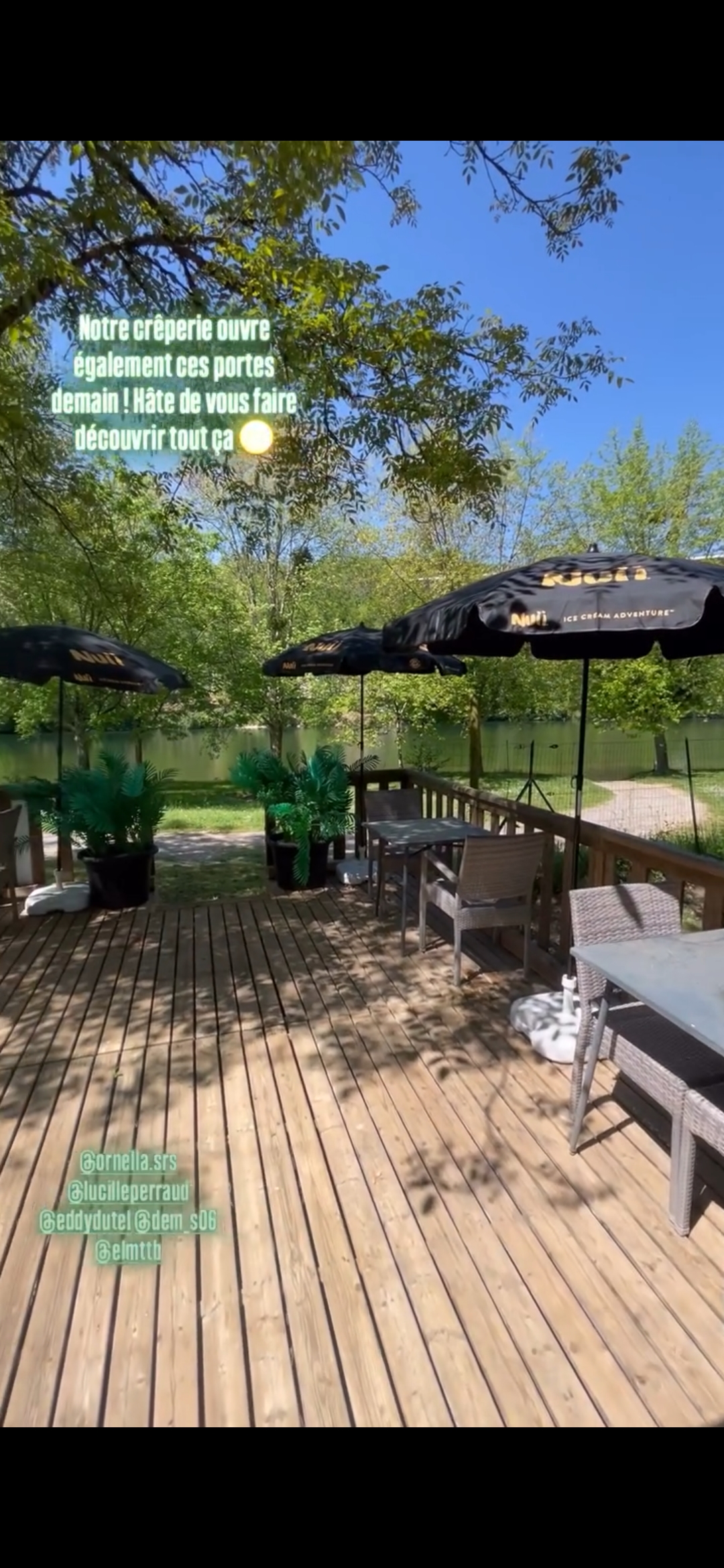 Crêperie  — équipement au camping L'Aincontournable