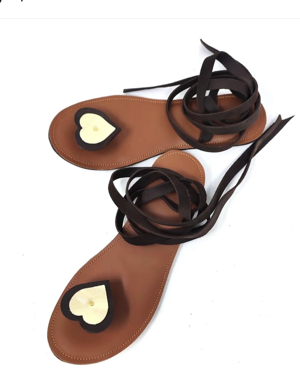 Golden Heart Sandal