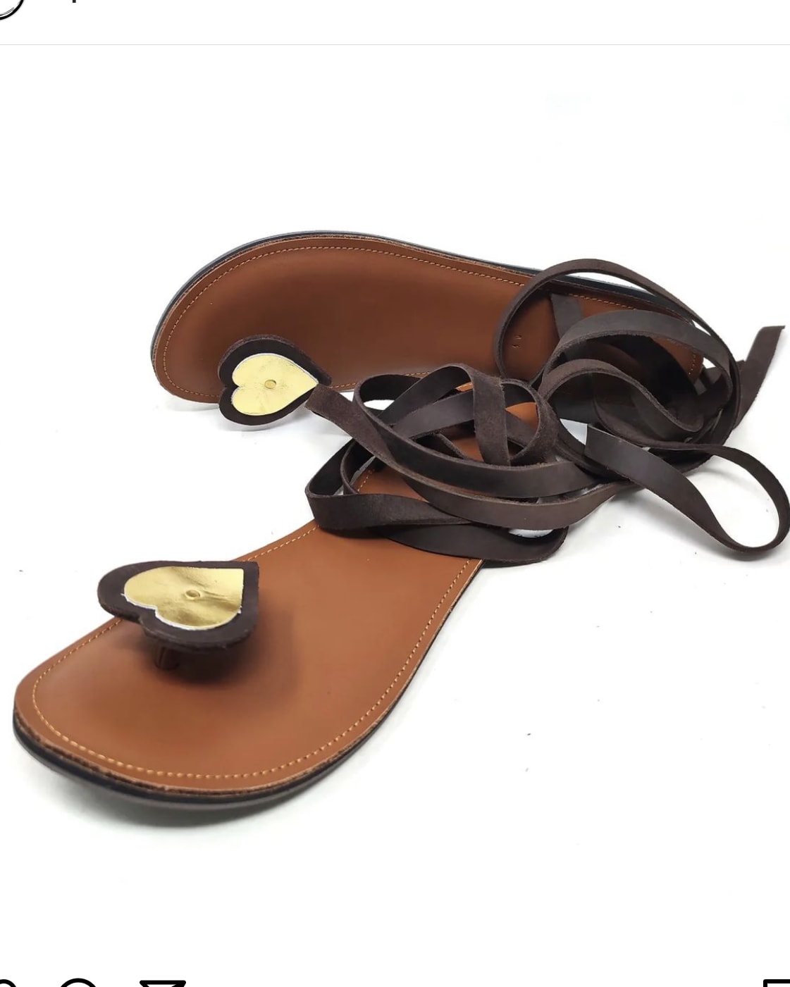 Golden Heart Sandal view 2