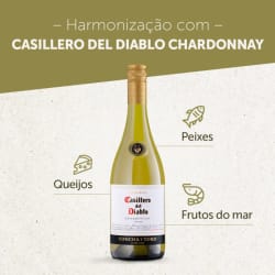 Vinho Chileno Casillero Del Diablo Chardonnay 750ml