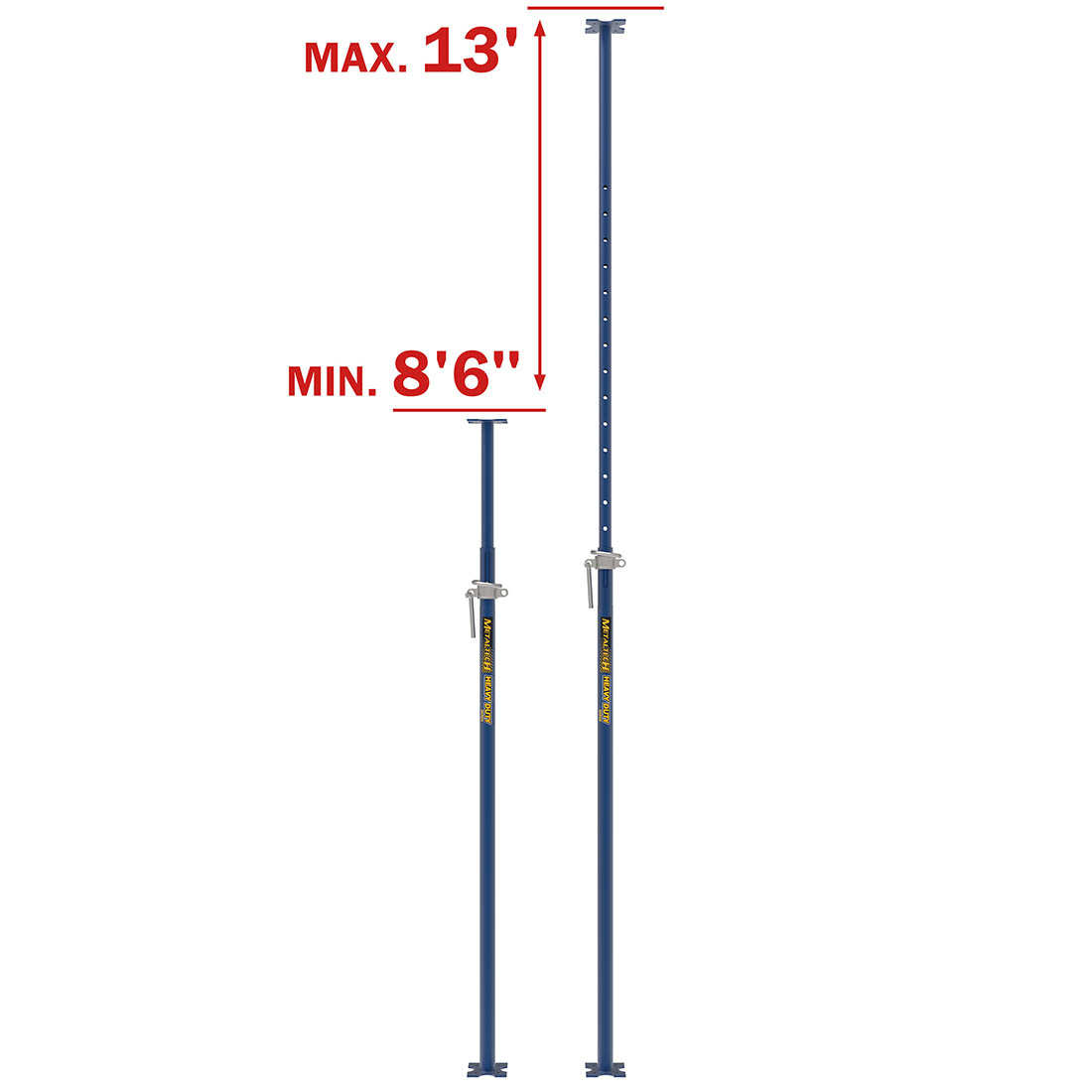 Metaltech Shoring Post - 8’6’’ (2.59 M) 13’ (3.96 M)